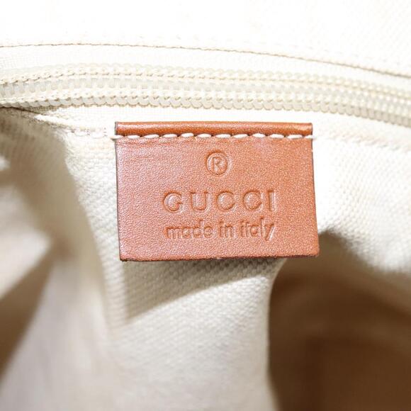 GUCCI GG Canvas Tote Bag Nylon Pink Silver - Picture 15 of 16